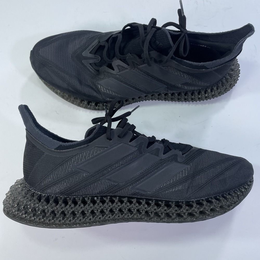 Adidas 4DFWD 4 Shoes Mens Size 13 Triple Black Running Sneakers ID8886